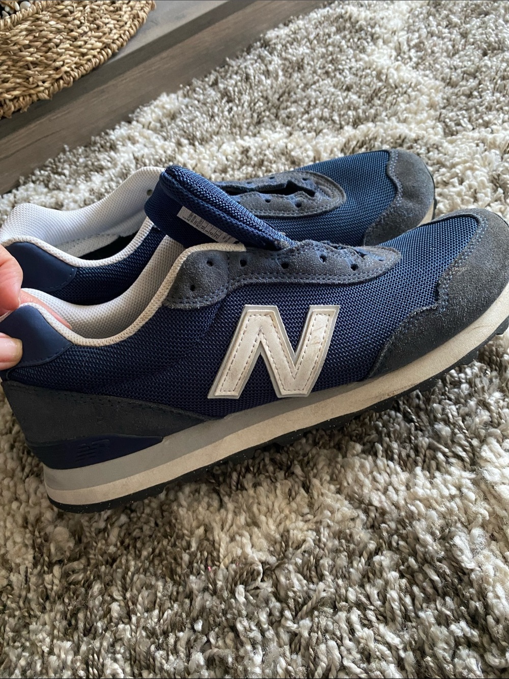New Balance Navy and Gray Men's Sneakers
